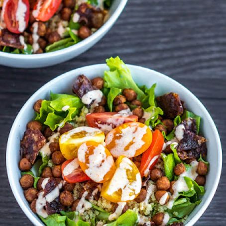 Vegan BLT Quinoa Bowls
